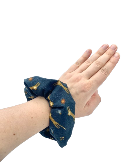 Pussolini™ XL Scrunchie: Midnight cat