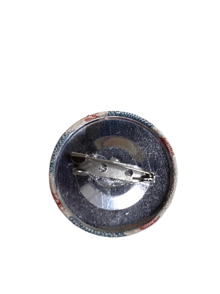 Pussolini™ stoffen button