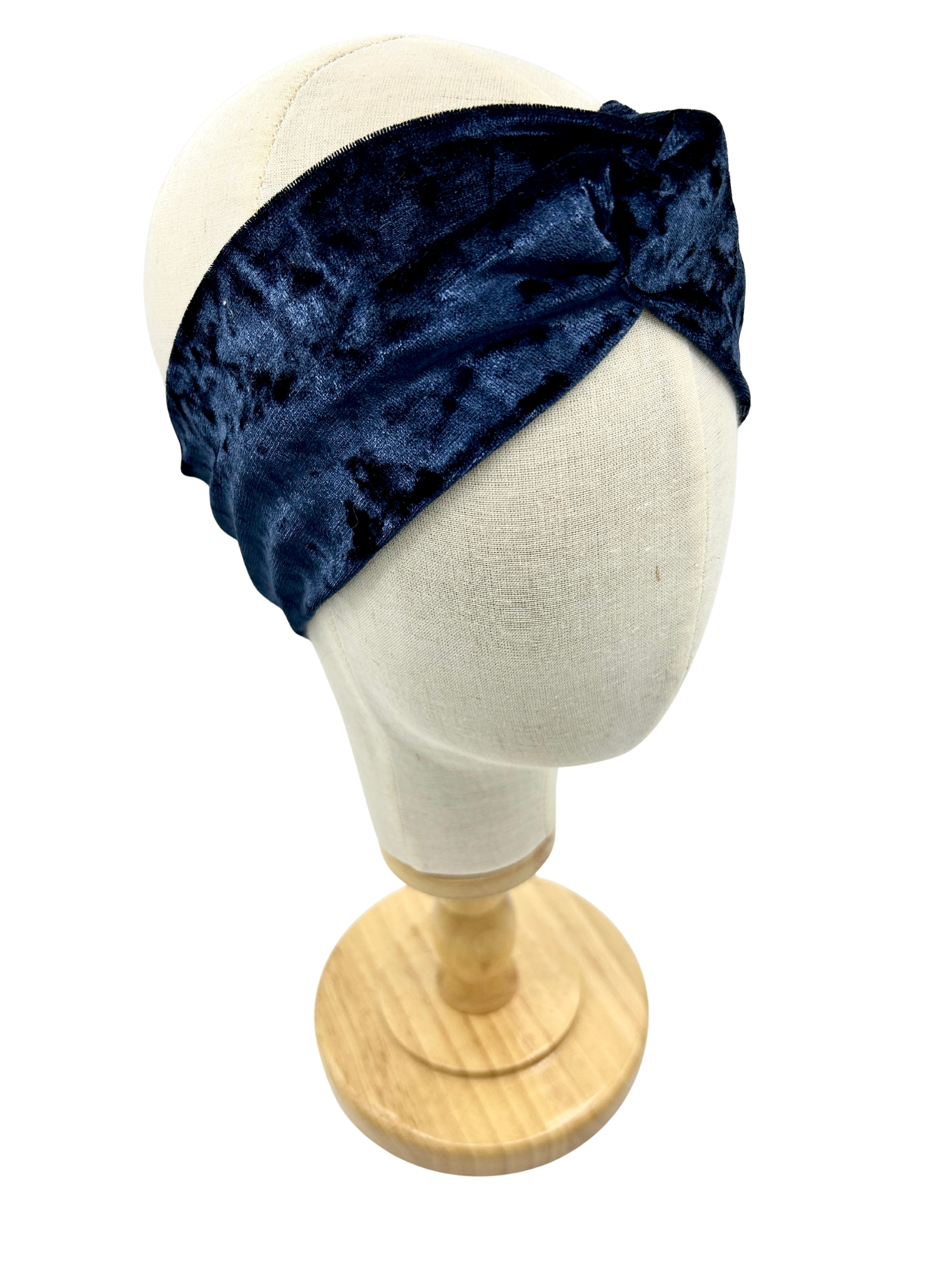Pussolini™ Headband: velvet blue