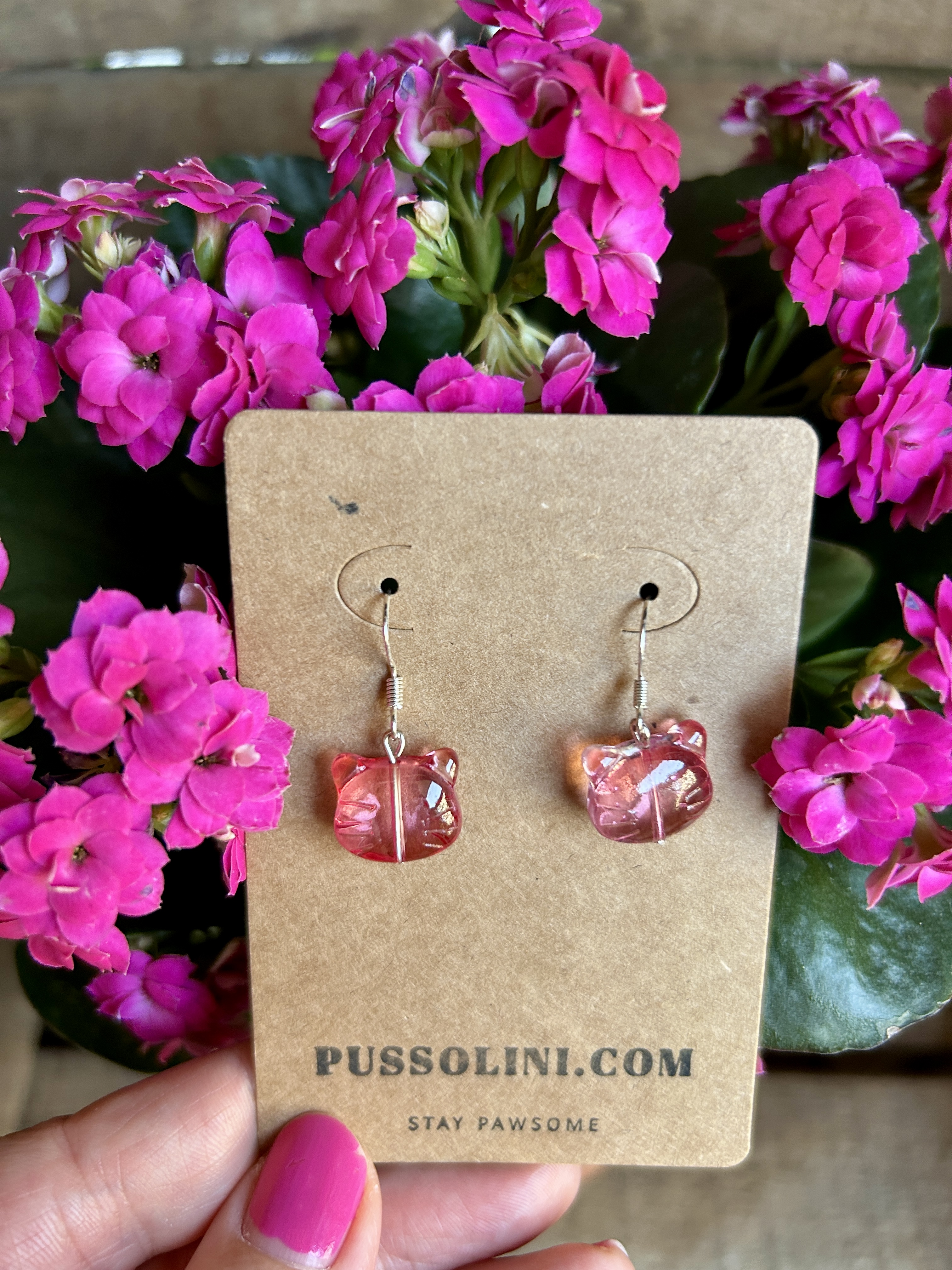 Pussolini™ jewelry: pink cats