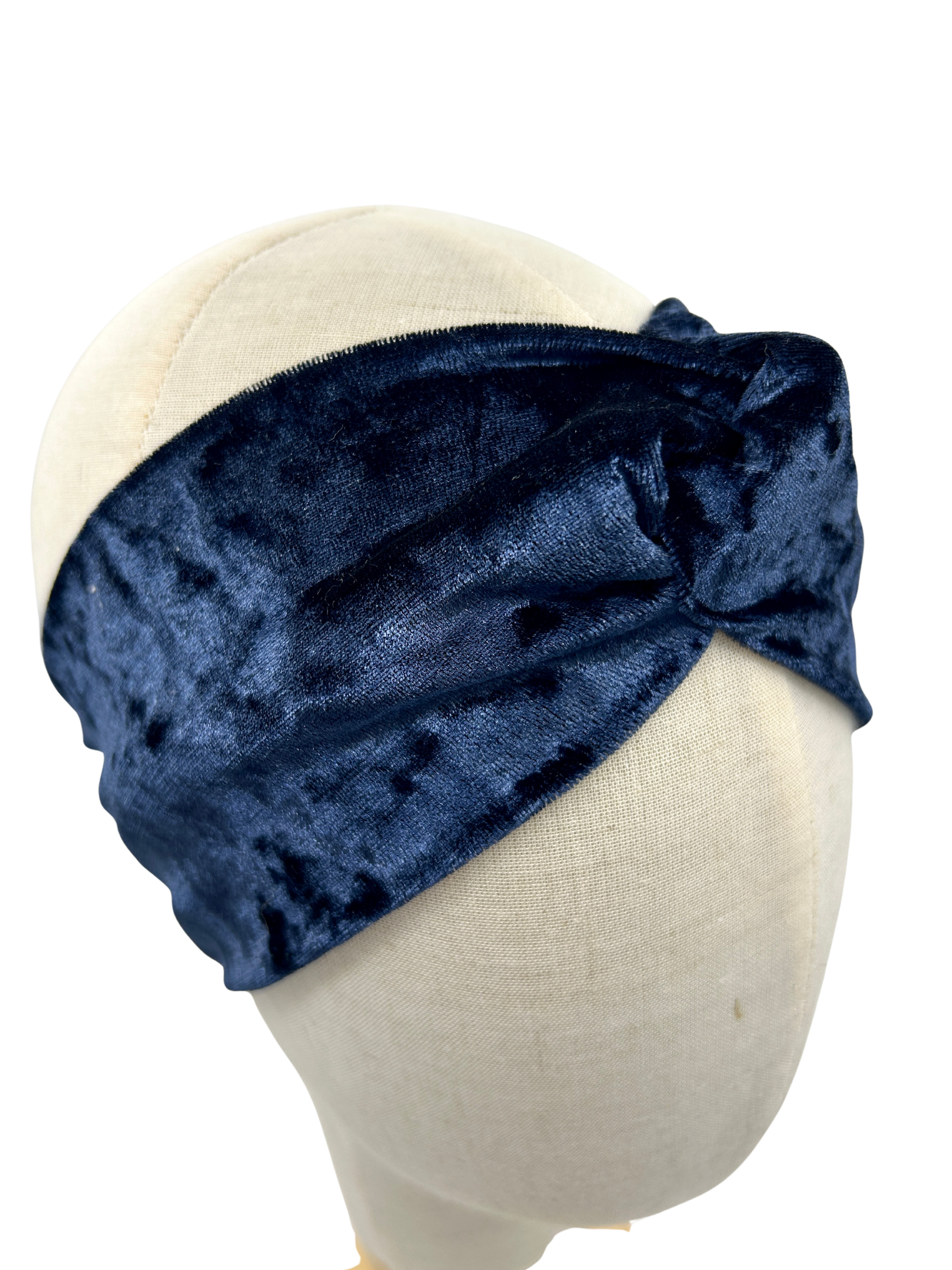 Pussolini™ Headband: velvet blue