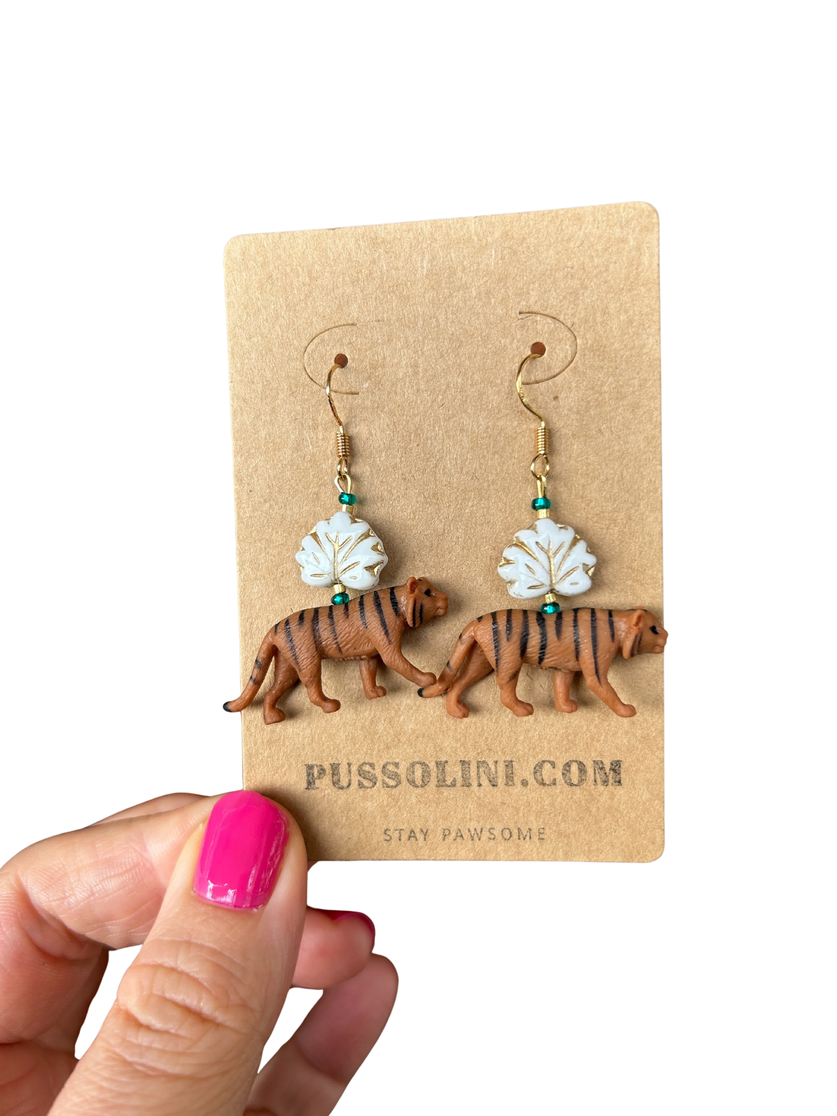 Pussolini™ jewelry: tigers