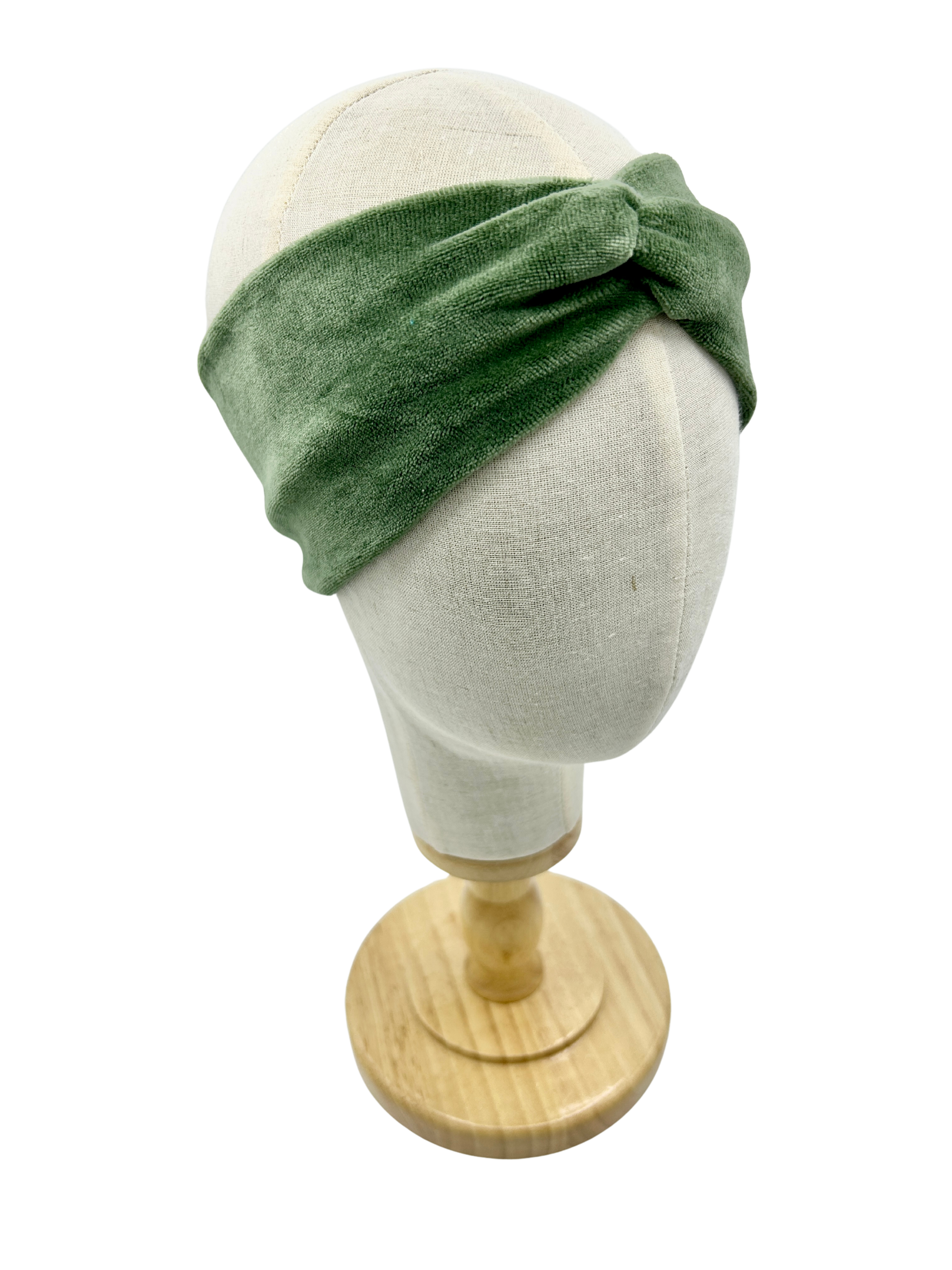Pussolini™Headband: velvet green