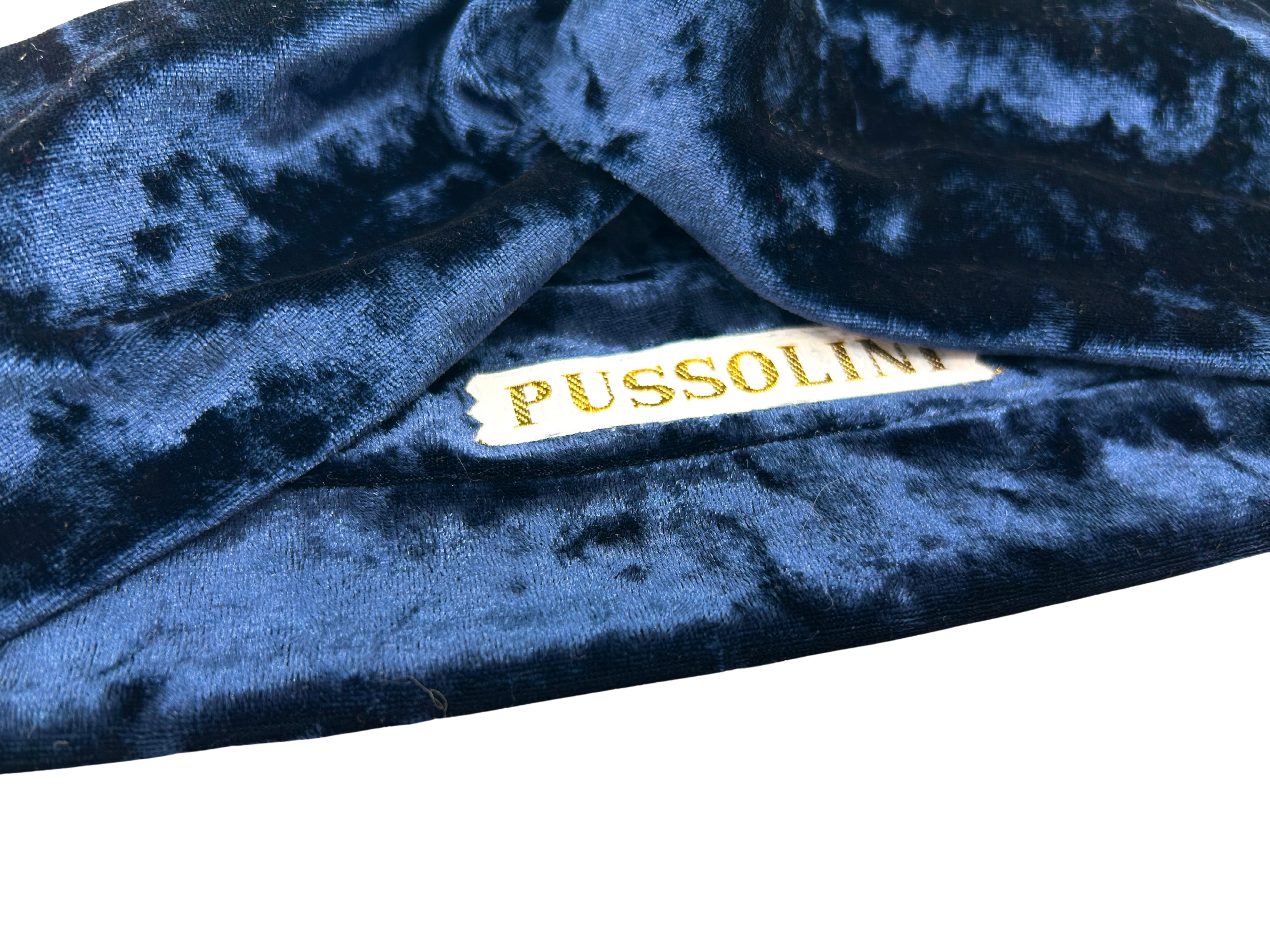 Pussolini™ Headband: velvet blue