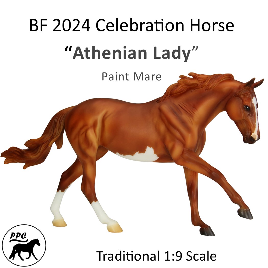 BreyerFest 2024 Celebration Horse "Athenian Lady" Paint Mare NIB LE