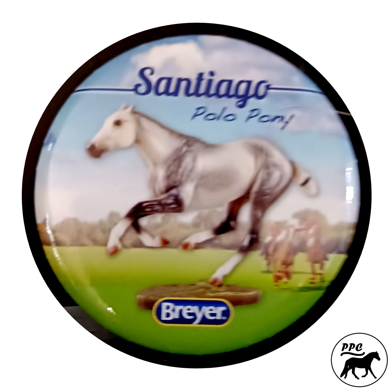 Breyer 2015 Large 2.5" Lapel Pin "Santiago" NIP Retired