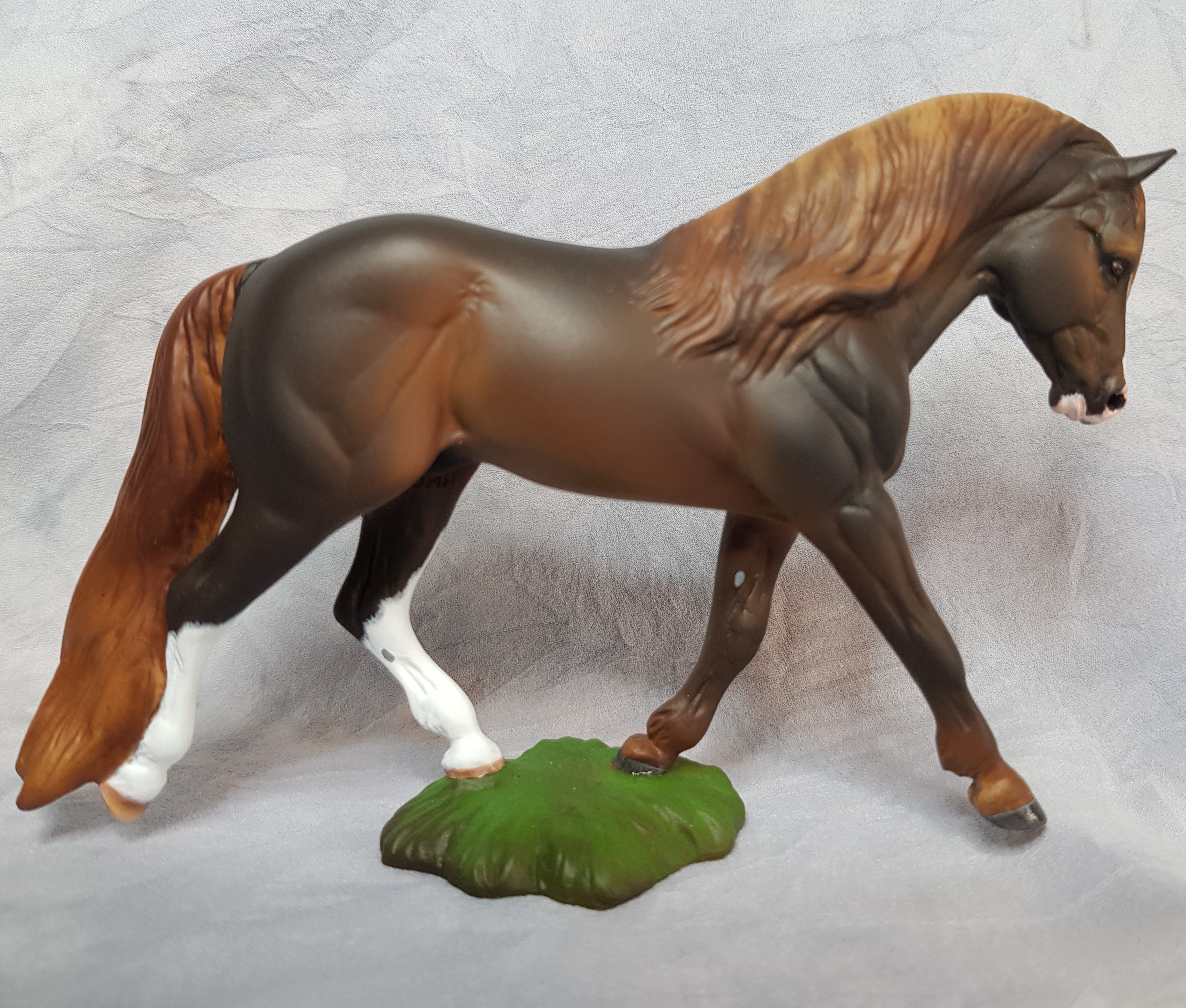 PPC Curio 1:20 Scale Noriker Stallion "Adlehard" by Vicki Keeling Exclusive