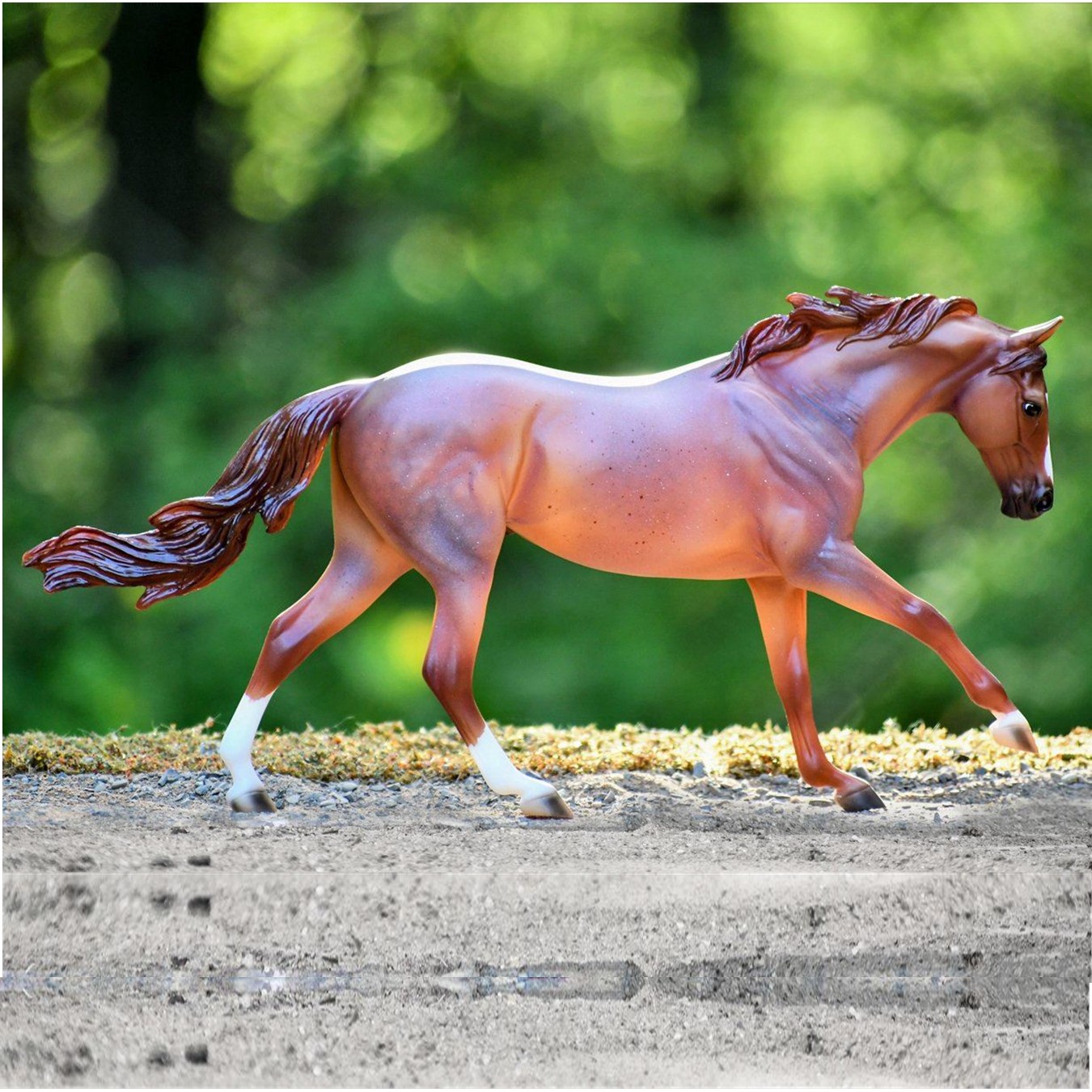 Breyer 2020 Legendary Sire 'Peptoboonsmal' Red Roan Retired