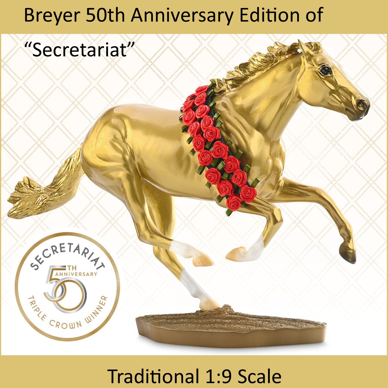 Breyer 50th Anniversary Edition of 'Secretariat' NIB Retired