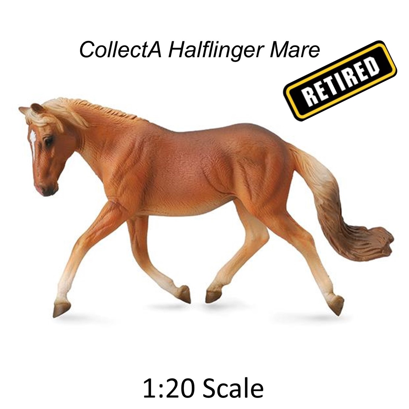 CollectA Haflinger Mare Retured NIP