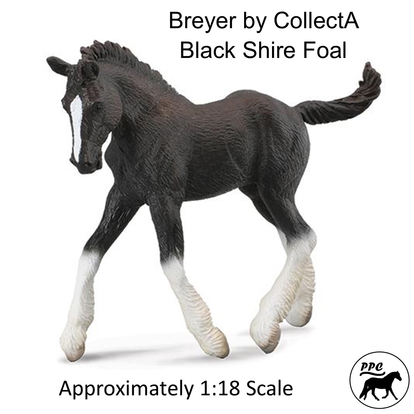 CollectA Black Shire Foal NIP