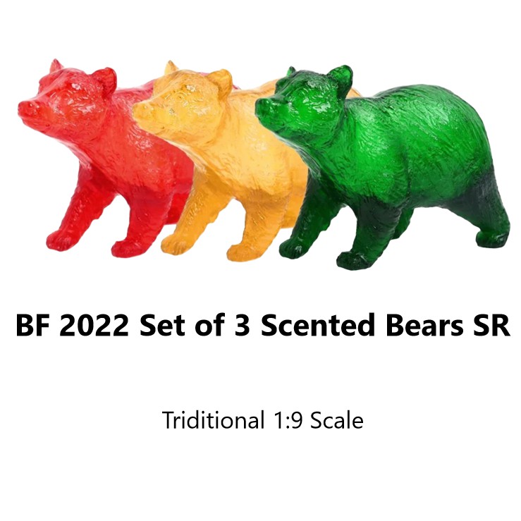 BF 2022 Set of 3 Scented Bears SR