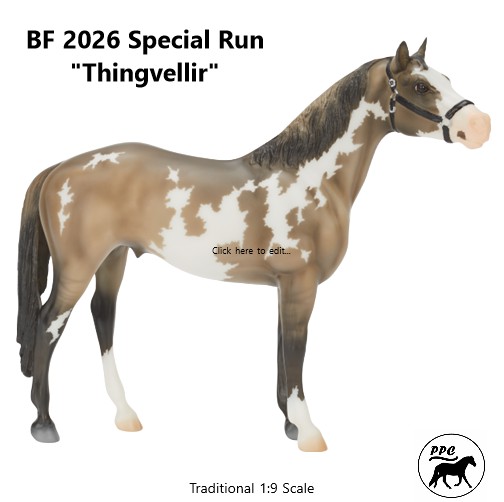 BF 2026 Special Run 'Thingvellir' Model Horse