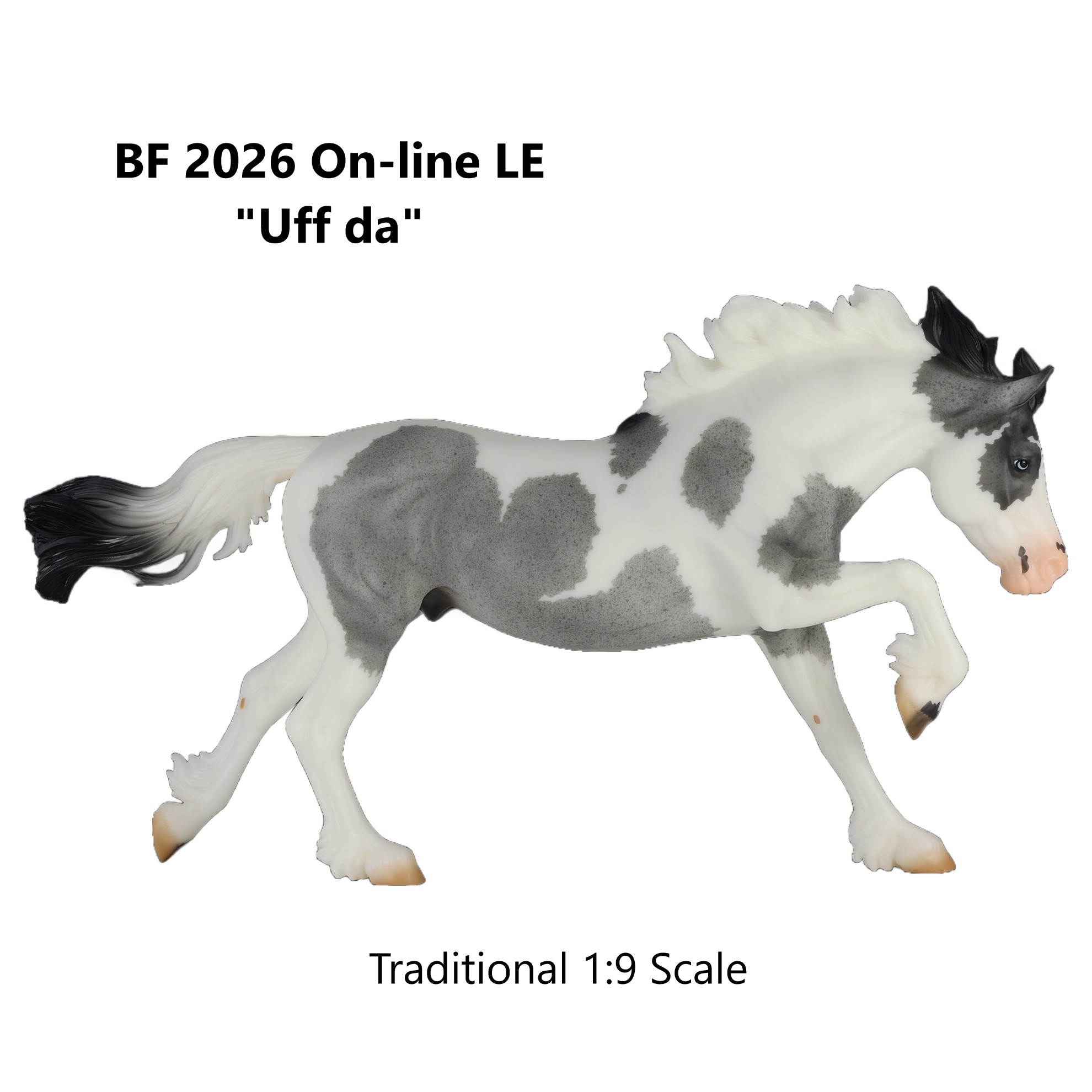 BF 2026 On-line LE 'Uff da' Model Horse