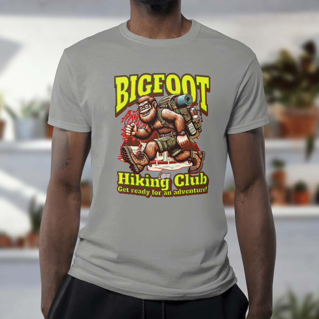 Bigfoot hiking club t-shirt