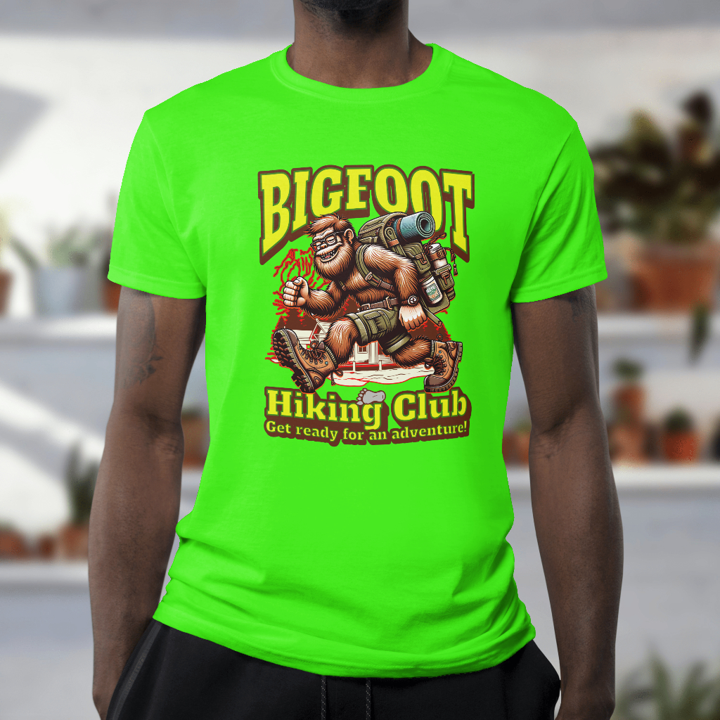 Bigfoot hiking club t-shirt