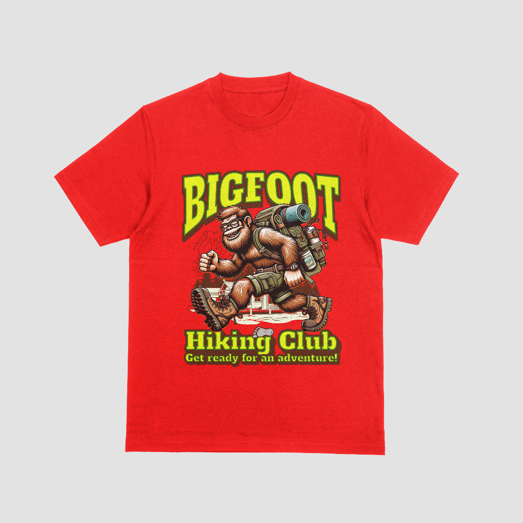 Bigfoot hiking club t-shirt