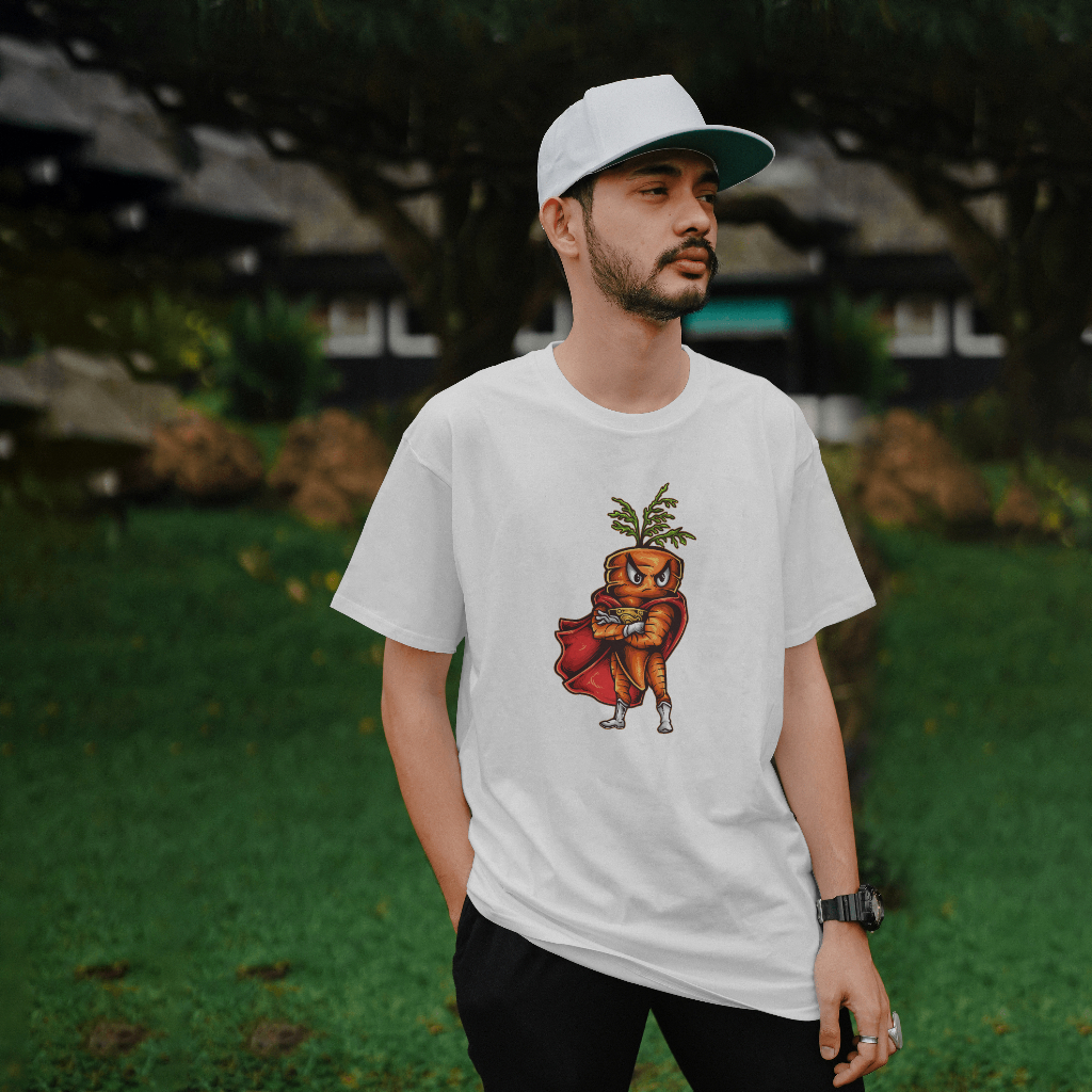 Super carrot graphic t-shirt