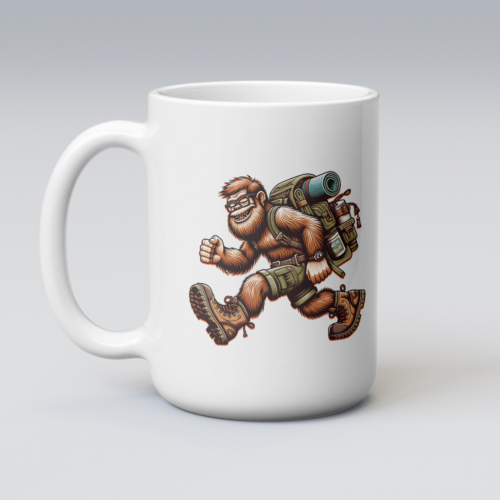 Bigfoot hiking mug