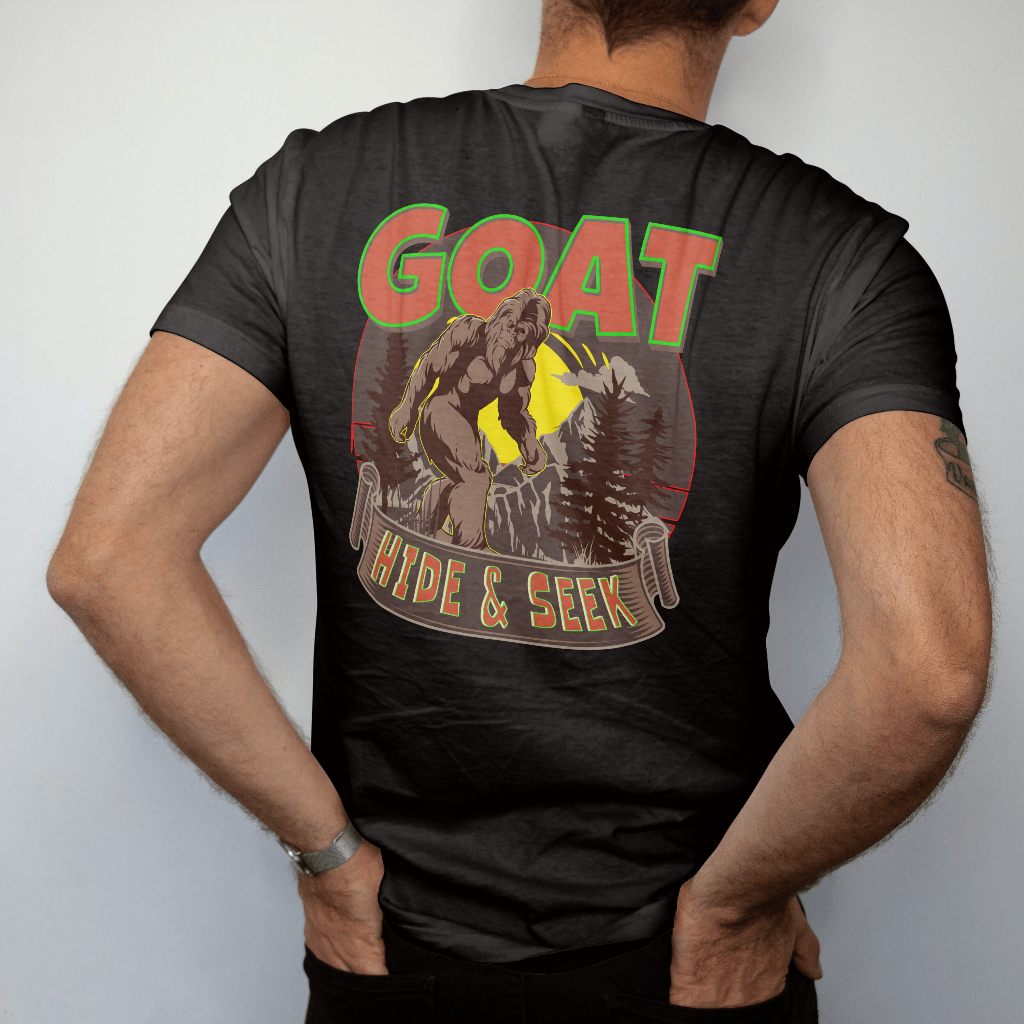 Goat hide & seek t-shirt