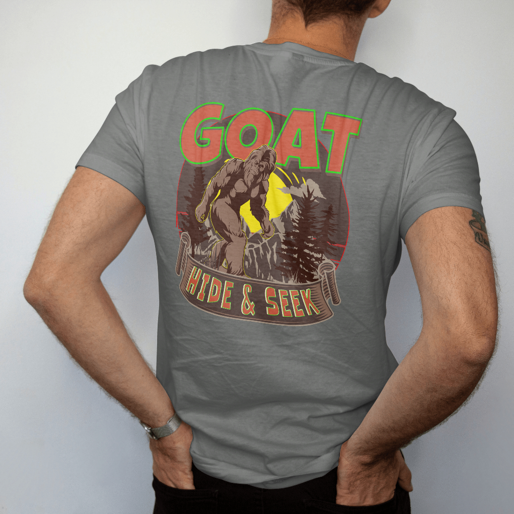 Goat hide & seek t-shirt