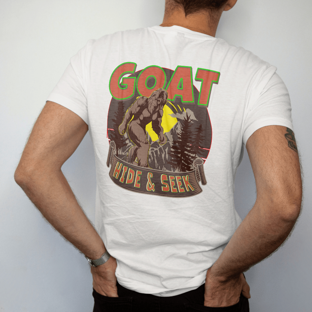 Goat hide & seek t-shirt