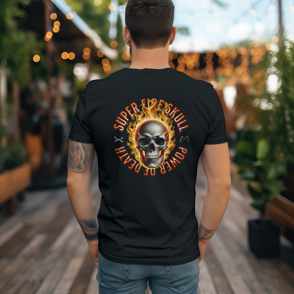 Super fireskull t-shirt
