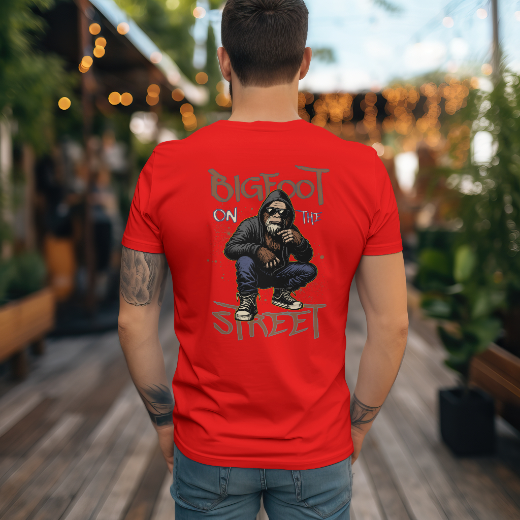Bigfoot street wear graphic t-shirt