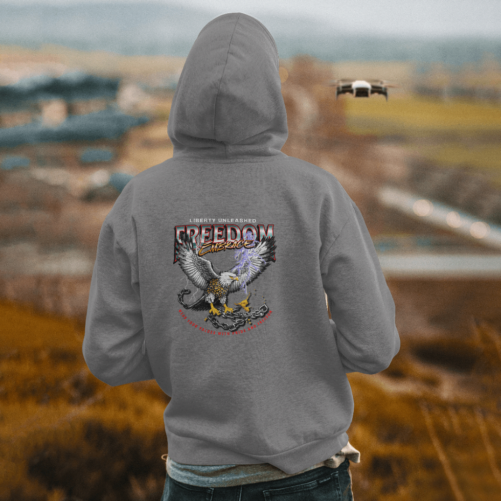 Freedom eagle hoodie