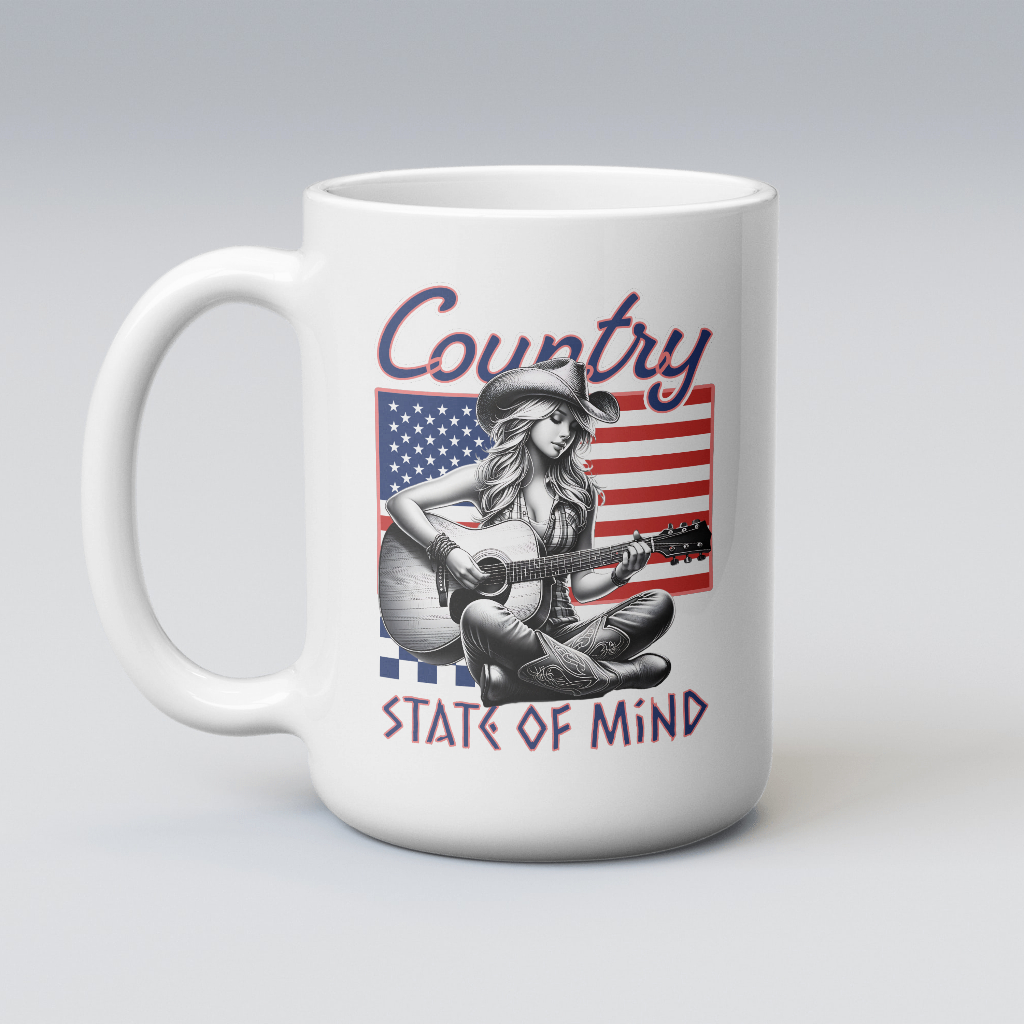 Country state of mind mug