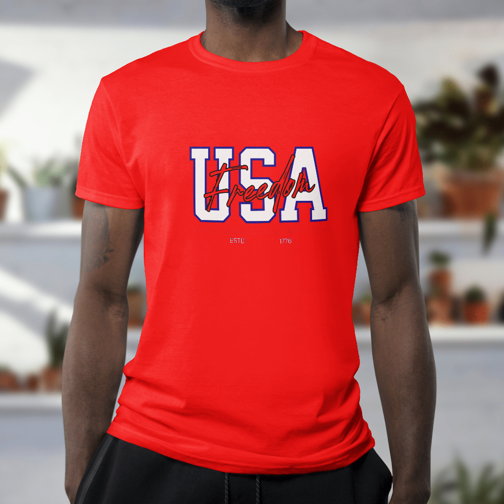Red usa t-shirt