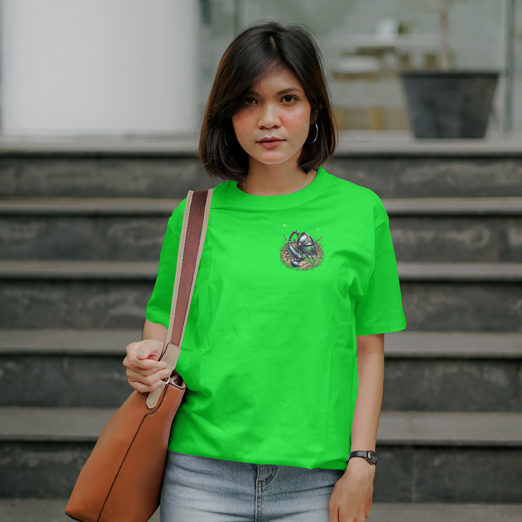 Green graphic t-shirt