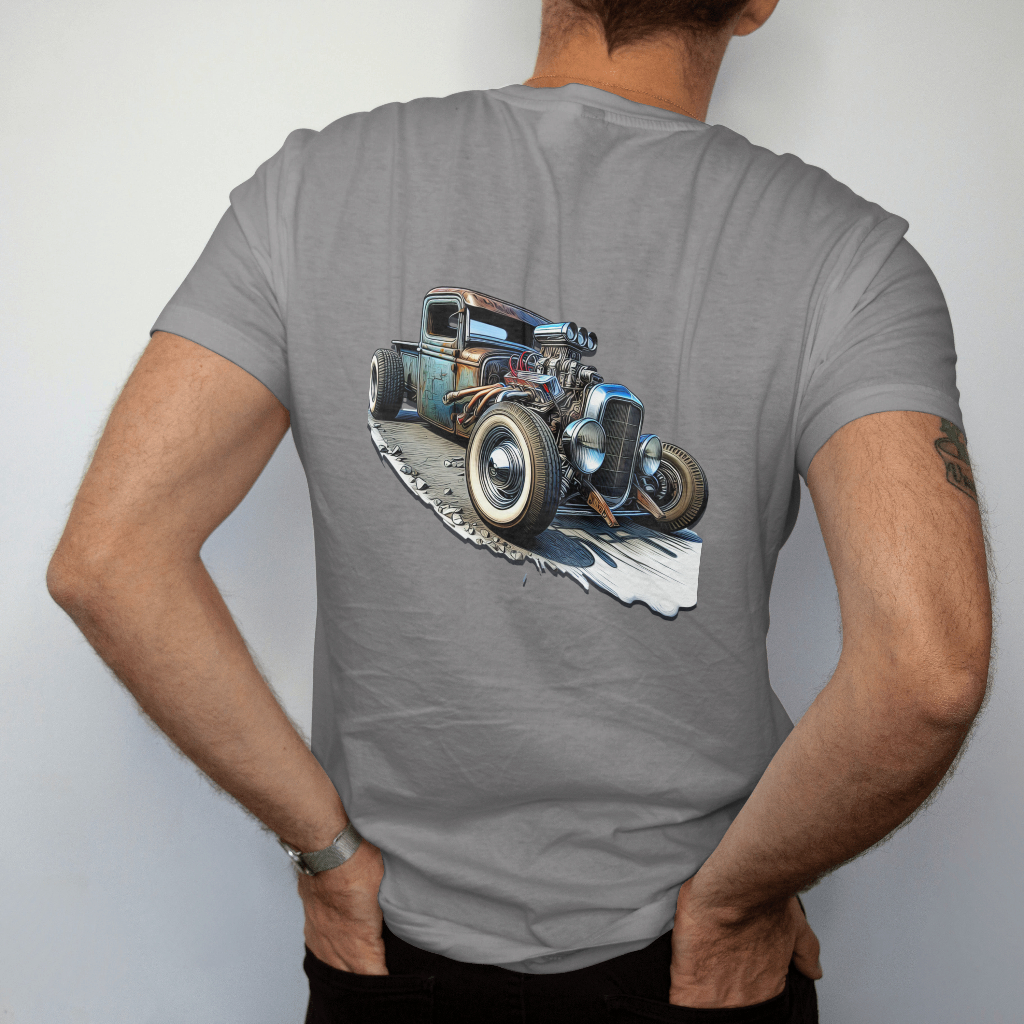 Vintage car graphic t-shirt