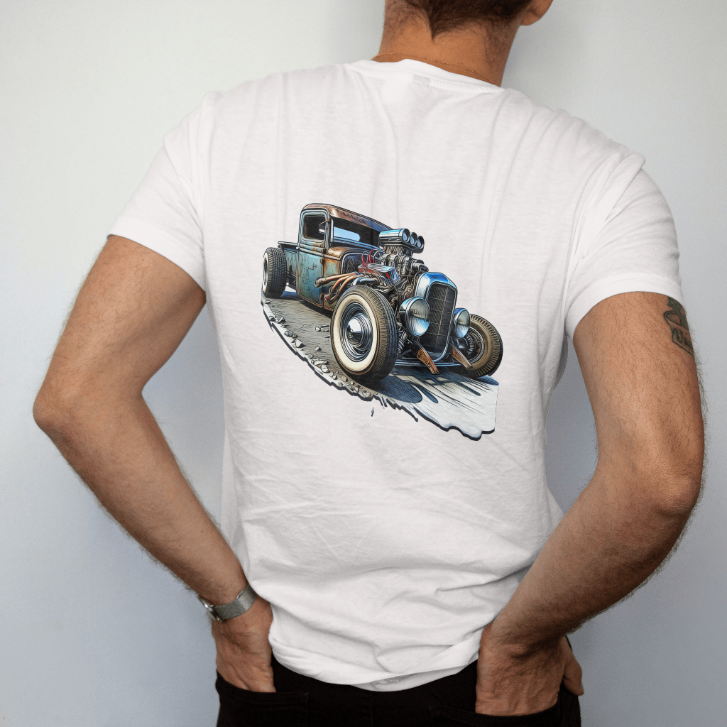 Vintage car graphic t-shirt