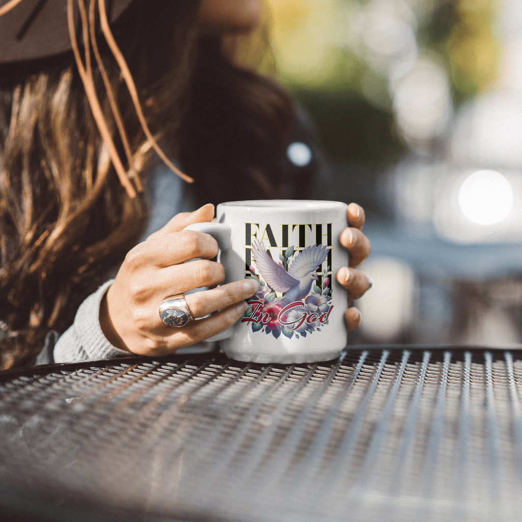 Faith in god mug