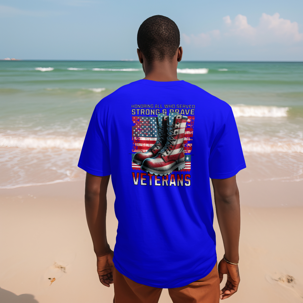Strong ang Brave Veterans tribute t-shirt