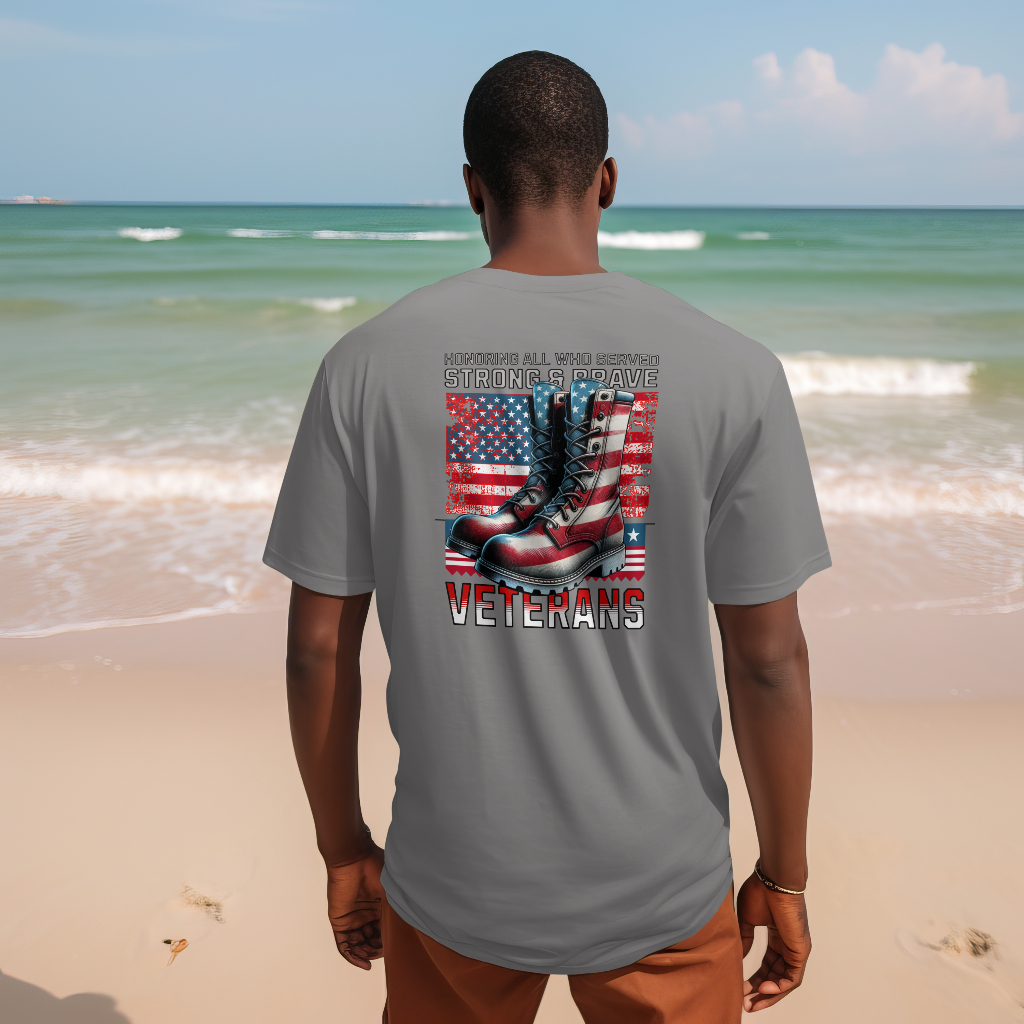 Strong ang Brave Veterans tribute t-shirt