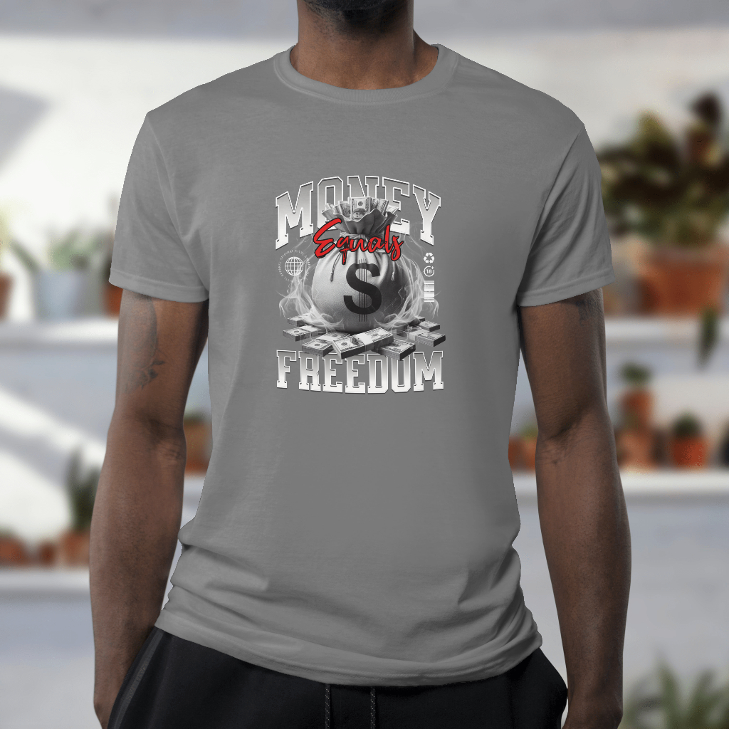 Money earns freedom Graphic t-shirt