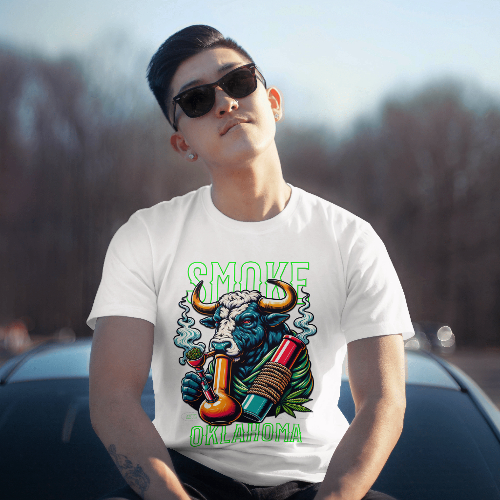 bull smoke oklahoma Graphic t-shirt
