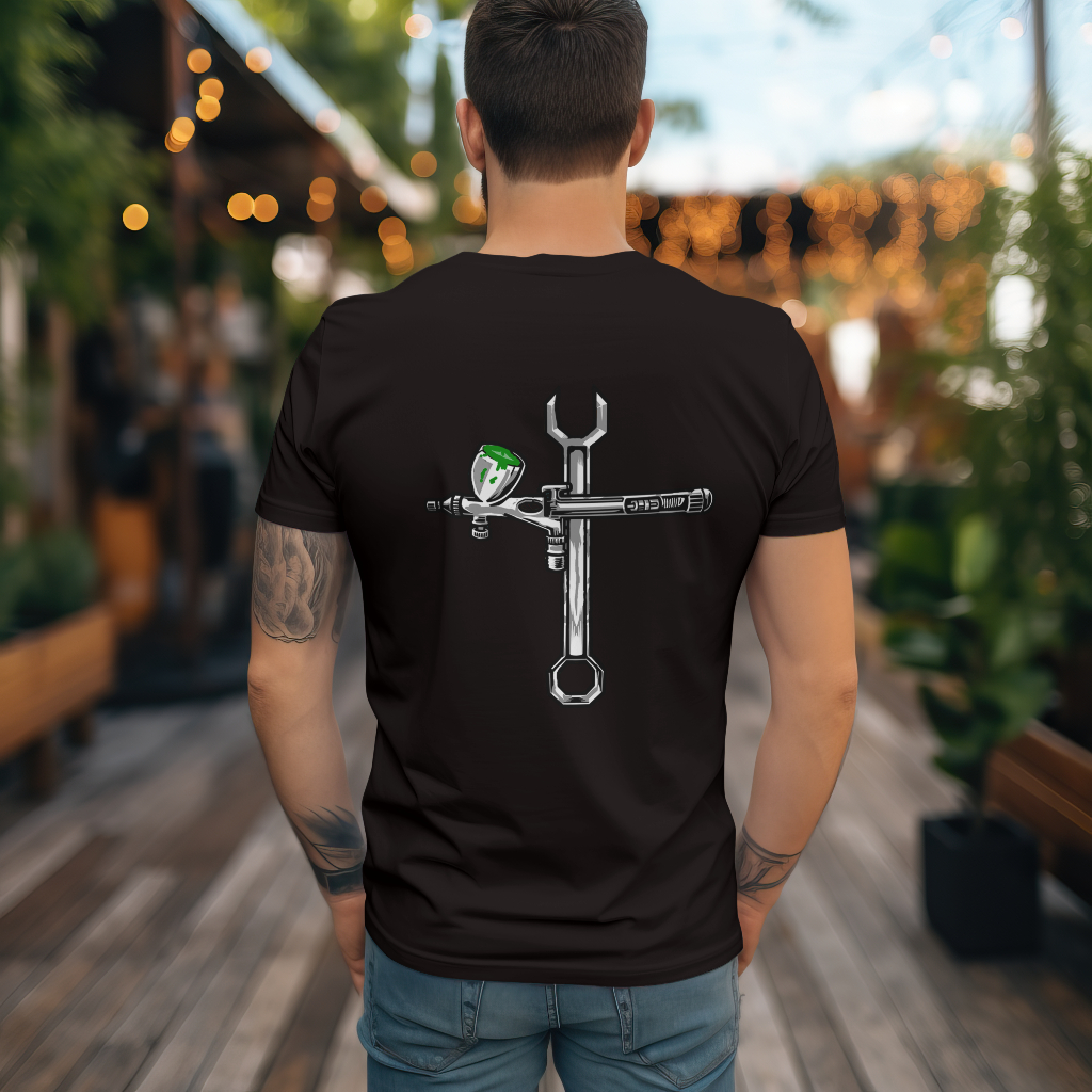 Graphic t-shirt with tool design