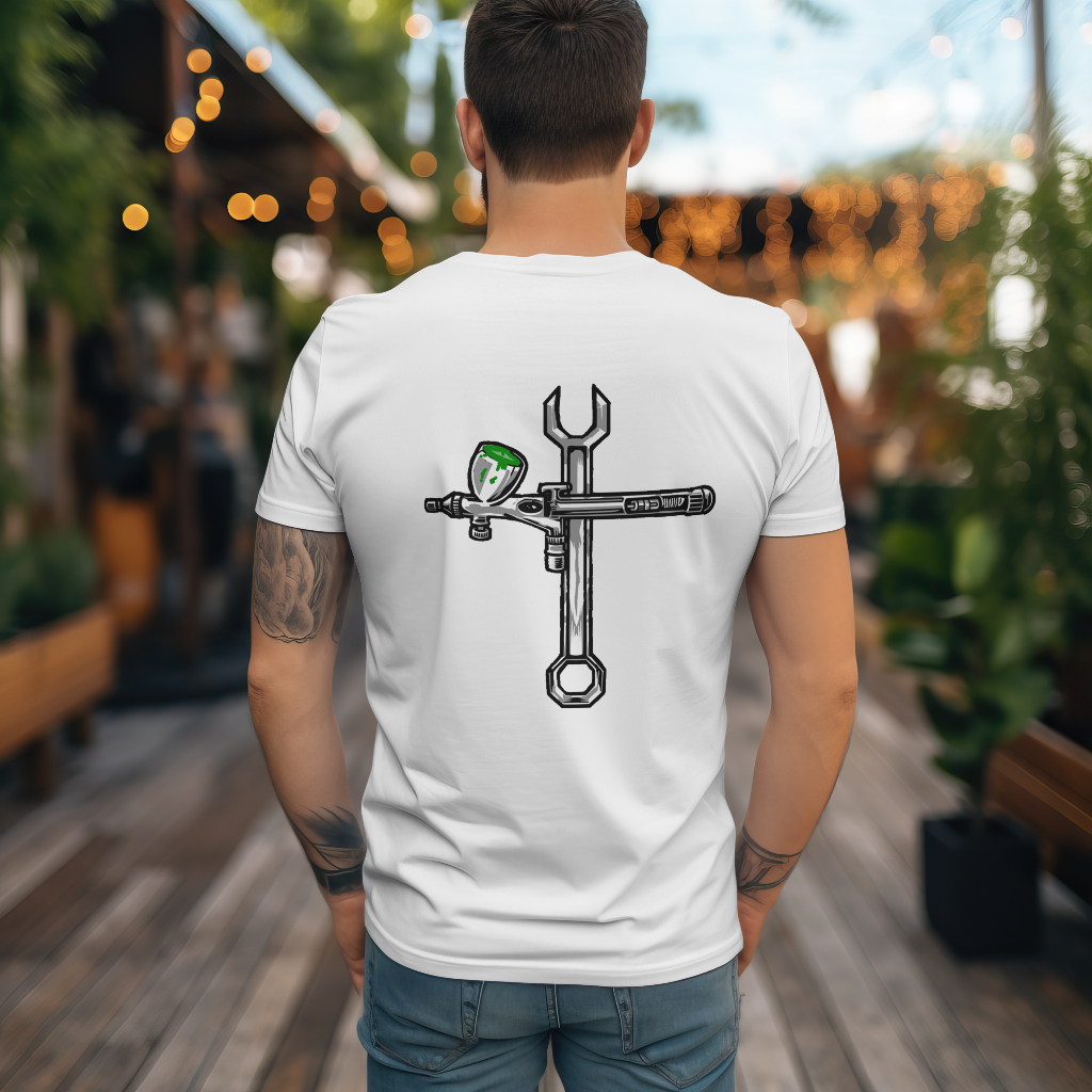 Graphic t-shirt with tool design