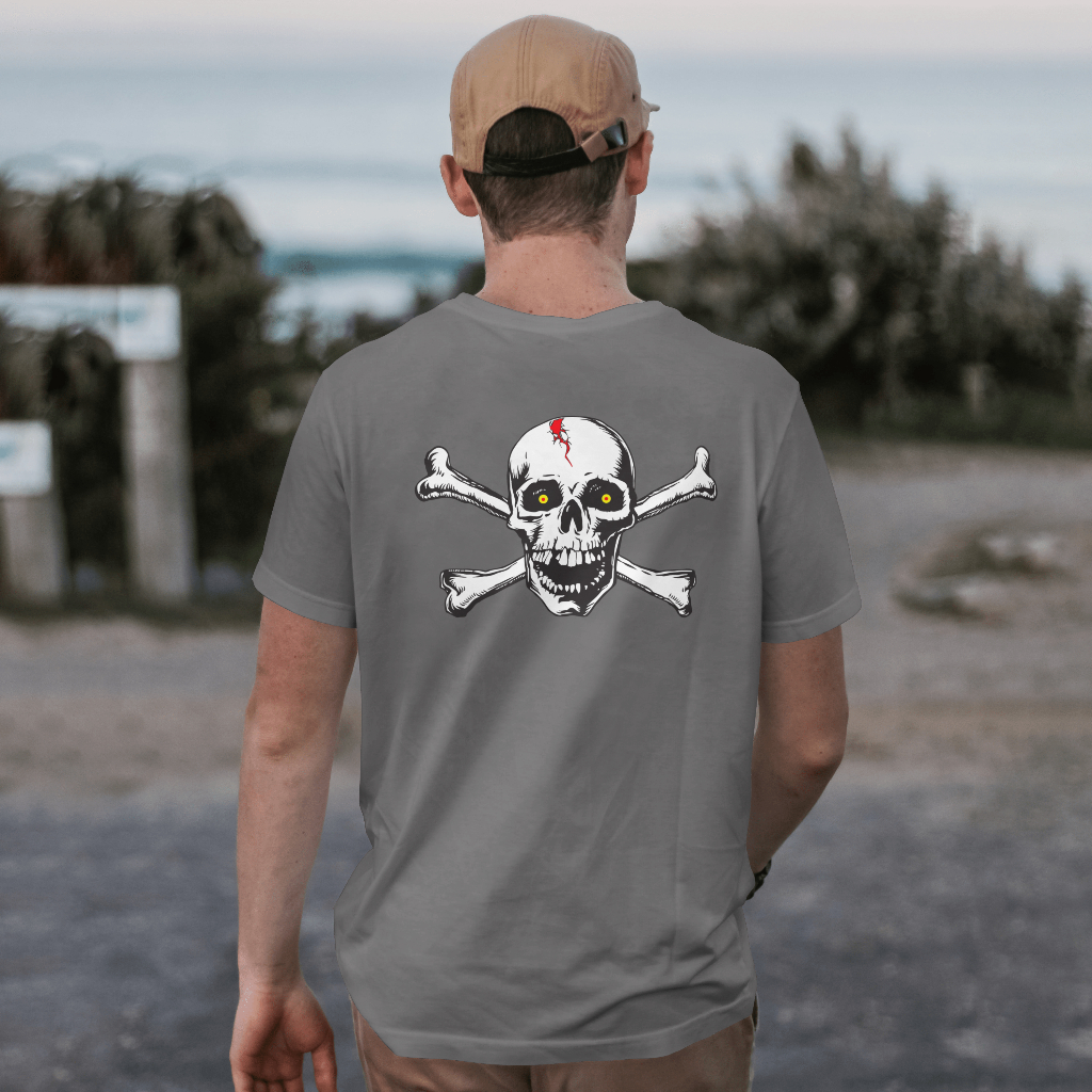 bloody Skull and crossbones t-shirt