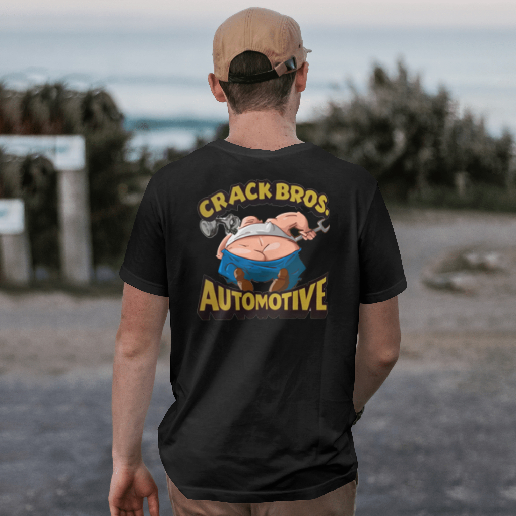 Crack bros. butt  Automotive t-shirt