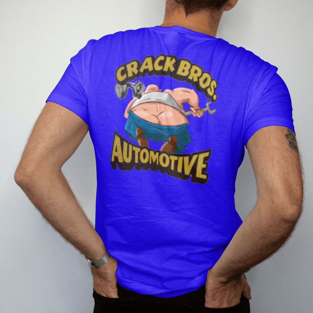 Crack bros. butt  Automotive t-shirt