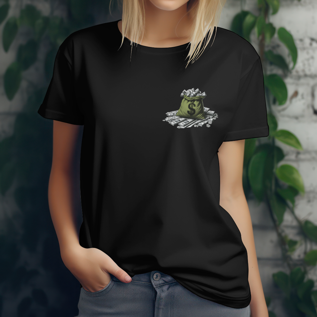 Pursuit quest t-shirt rear design