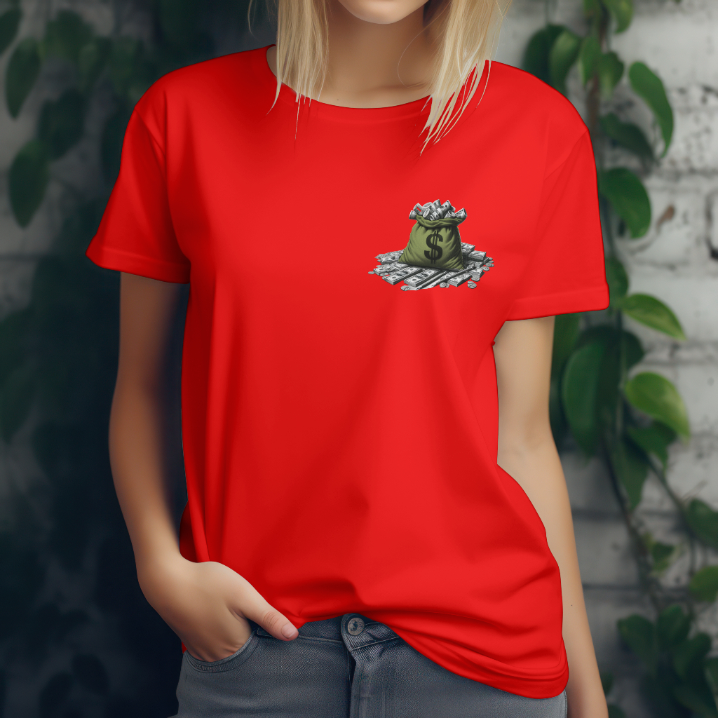 Pursuit quest t-shirt rear design