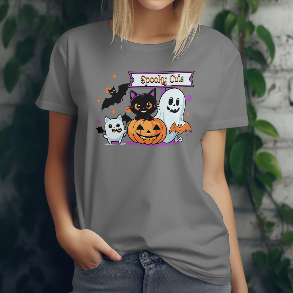Spooky cute t-shirt front design