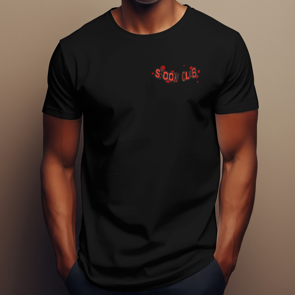 Halloween party time spooks  t-shirt rear design