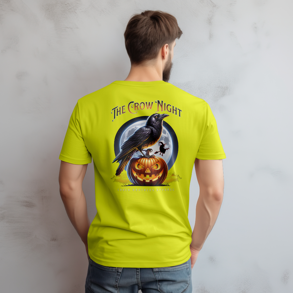 The crow night t-shirt rear design