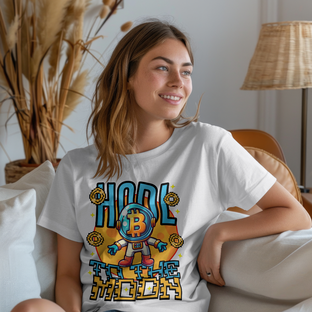 Bitcoin T-Shirt HODL front desin